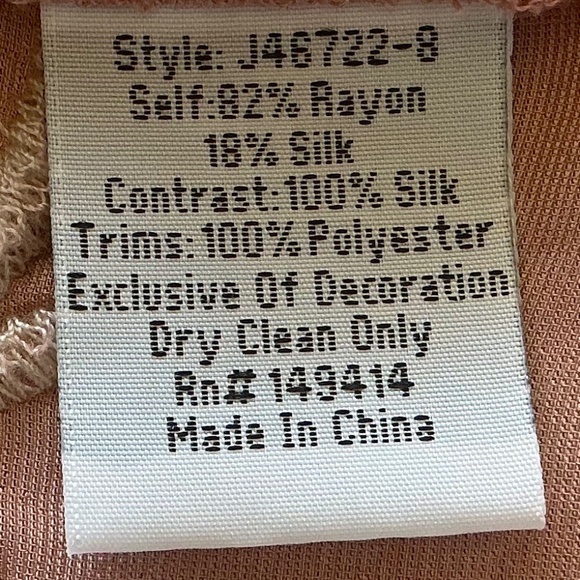 Johnny Was Valentina Peach Persimmon Velvet Cropped Kimono Small - Picture 7 of 12